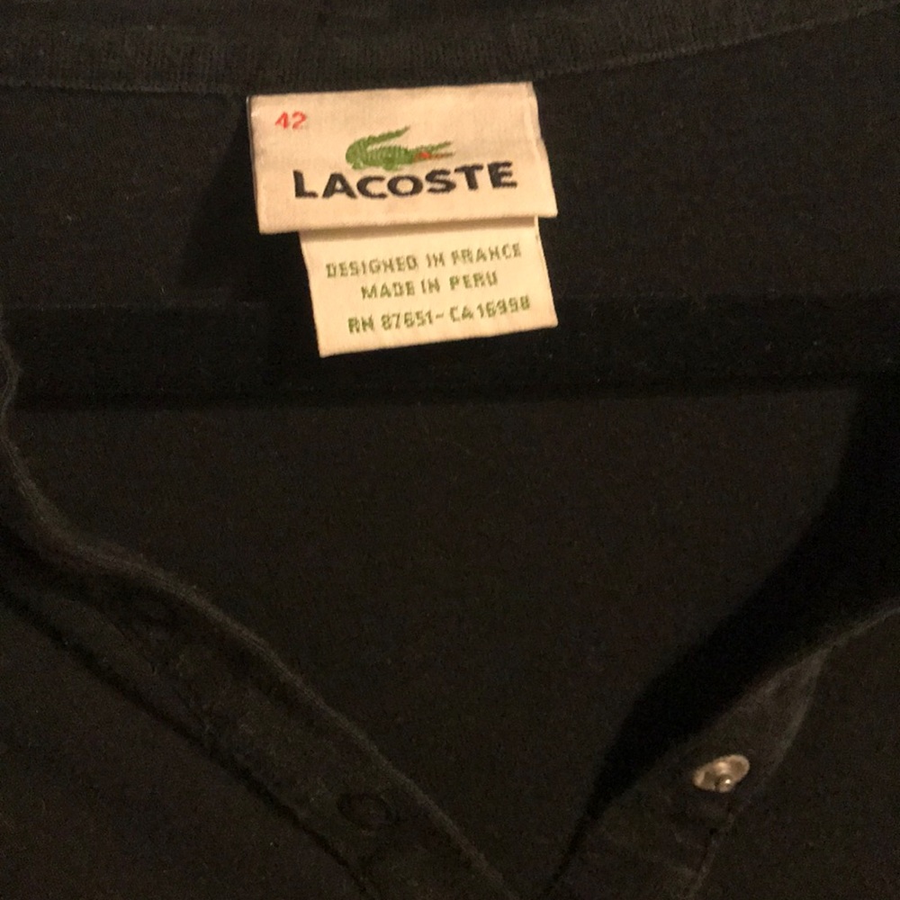 Lacoste long shirt